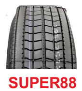 Llanta SUPERMEALLIR SUPER88 295/75r22.5 16PLY Arrastre